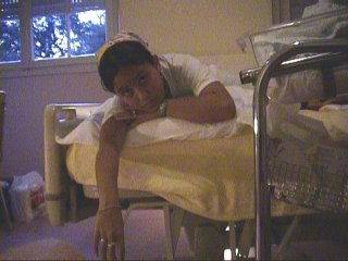 [ Liana, preparing to help Mami during the night again]